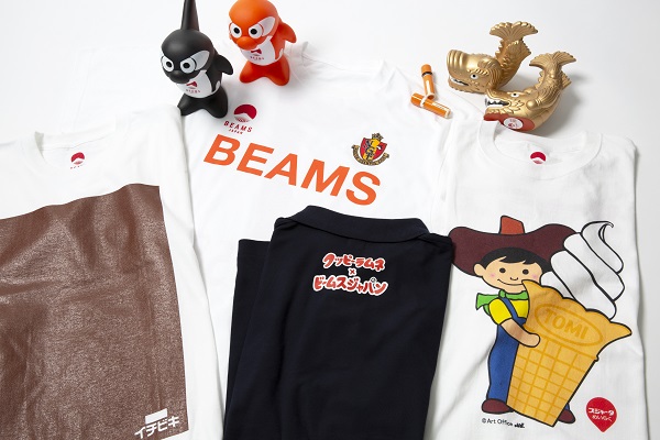 グランパスくん と ドアラ の史上初のコラボtシャツなどが販売 ビームス ジャパン主催 大名古屋展 とんとくる